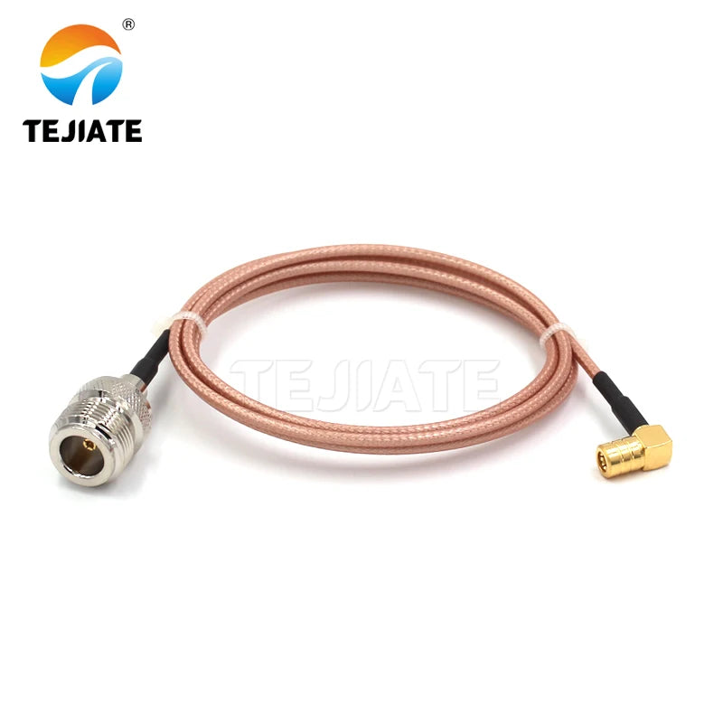 1PCS TEJIATE Adapter Cable N To SMB Type NK Convert SMBKW 8-90CM 1M 1.5M 2M Length Connector RG316 Wire