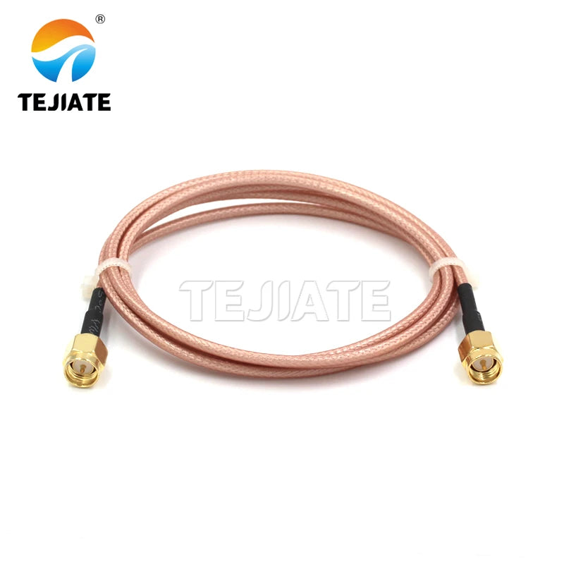 1PCS SMA Male To SMA male RG316 cable assembly Jumper Pigtail 5cm/10/15/30/50cm/1m SMA plug Crimp FPV RG316 Cable 50ohms SMA-JJ