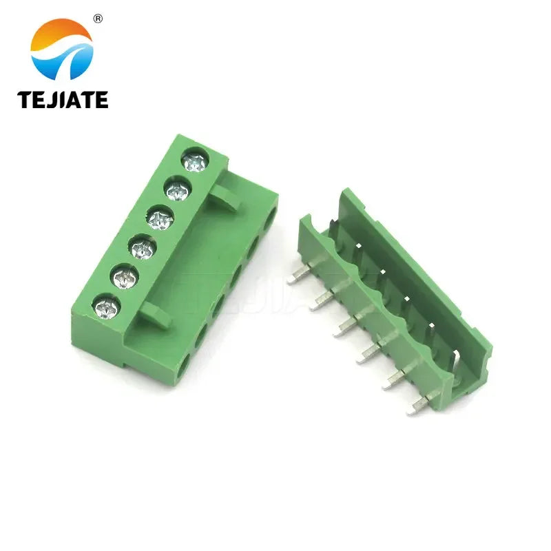 10 sets/batches of HT5.08 234567pin straight needle bending pin terminal plug type 300V 10A KF2EDGK 5.08mm spacing PCB connector