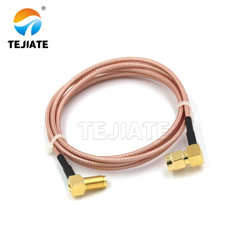 1PCS SMA-JW to SMA-KWY connecting wire SMA bent male adapter wire SMA-KWY bent female RG316 RF cable