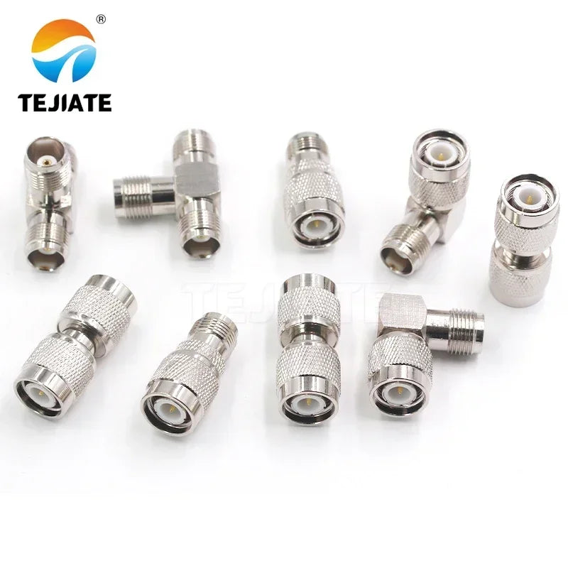 1PCS TNC/TNC-JJ/JK/JKW/KK Radio Frequency Connector Male And Female Triple Dule RF Coaxial Adapter