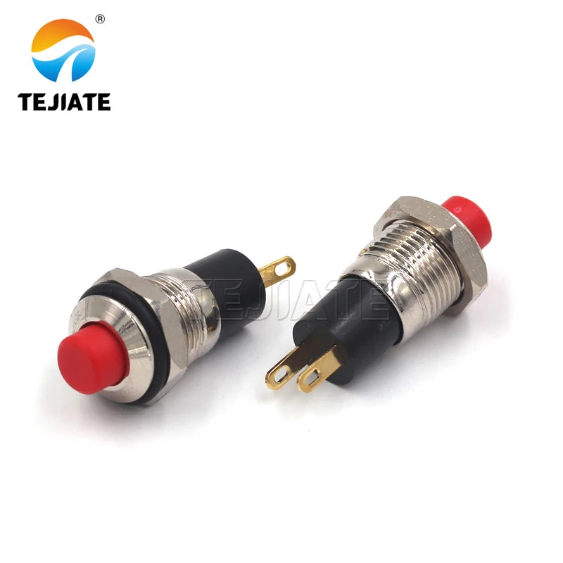 self-locking switch Metal button Waterproof button2A 36Vswitch Horn doorbell car modification