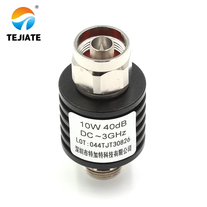 1PCS N-JK 10WDC-3GHz 1DB-40DB attenuator RF coaxial female plug and male plug connector adapter N male female head