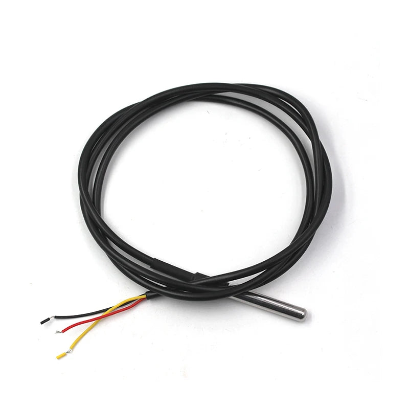 DS18B20 stainless steel package waterproof type cable length 1 meter with XH2.54 terminal