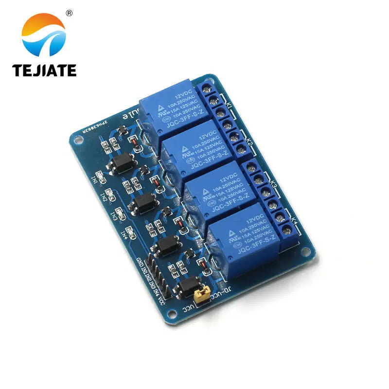 5V/12V 1 2 4 6 8 channel relay module with optocoupler. Relay Output 1 /2 /4 /6 / 8 way relay module 12V blue