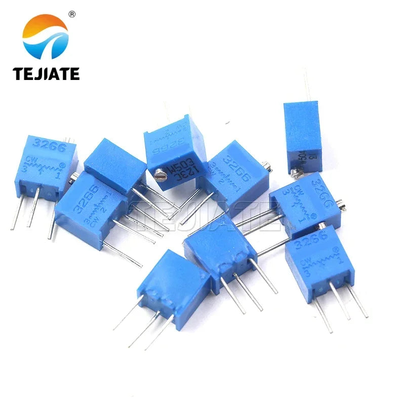 5pcs 3266W top adjustment adjustable precision potentiometer 1K 2/5/10/20/100/200/500K 103 multi-turn
