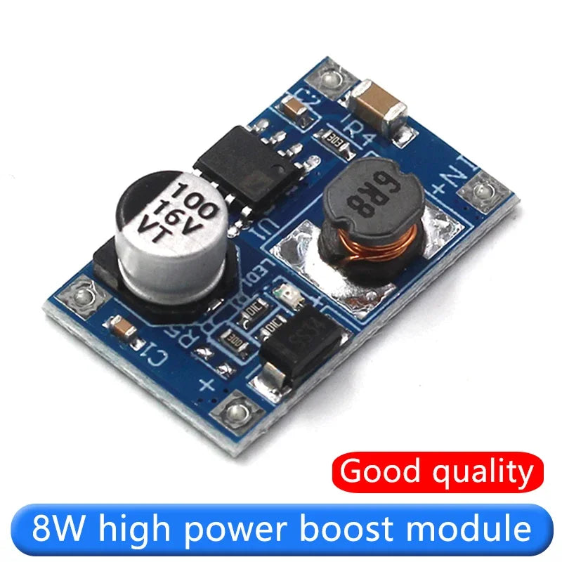 8W high power boost module Input 3V-6V to 12V 3.7V lithium battery power bank USB boost board