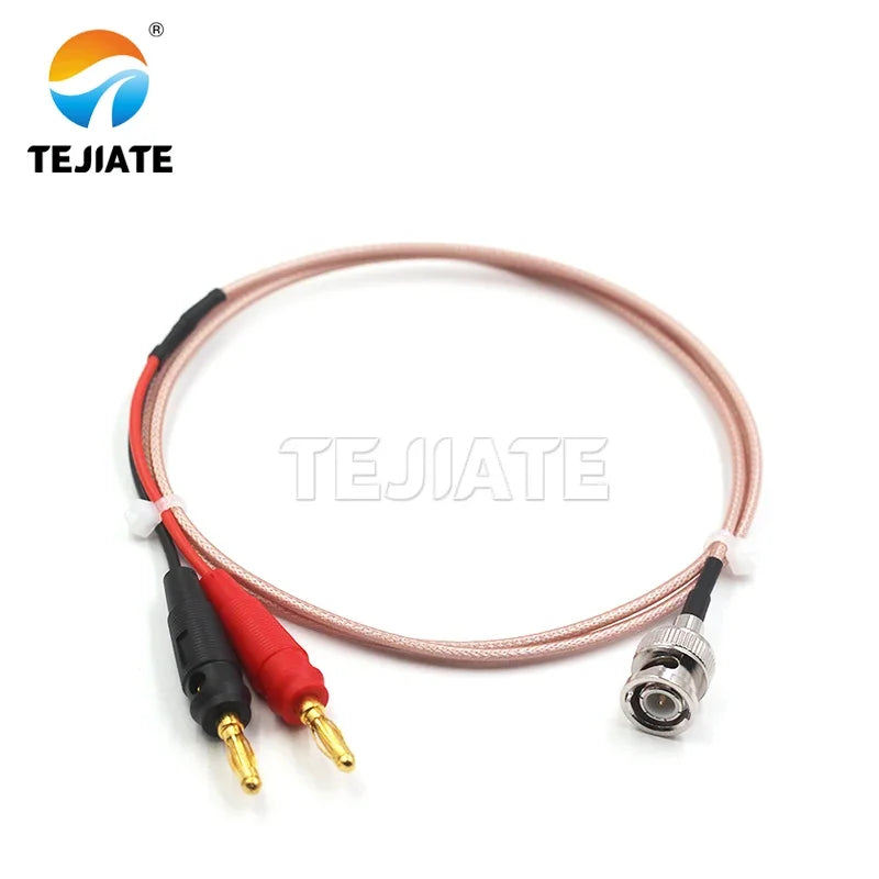 SMA/BNC/N/TNC/UHF/MMCX RF cable to 4mm red and black banana plug RG316 cable