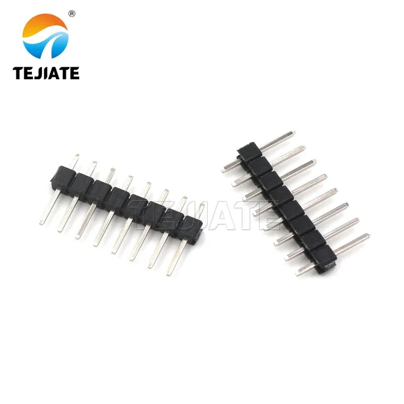 Single row pin spacing 2.54MM 1*2/3/4/5/6/7/8/10/12/20/30P copper pin header