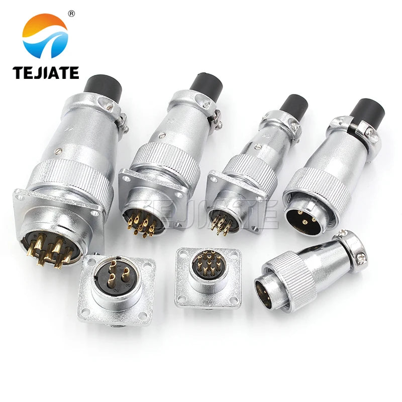 Aviation plug socket WS16 20 28-7/9/10/12/16/26 core connector industrial connector reverse installation