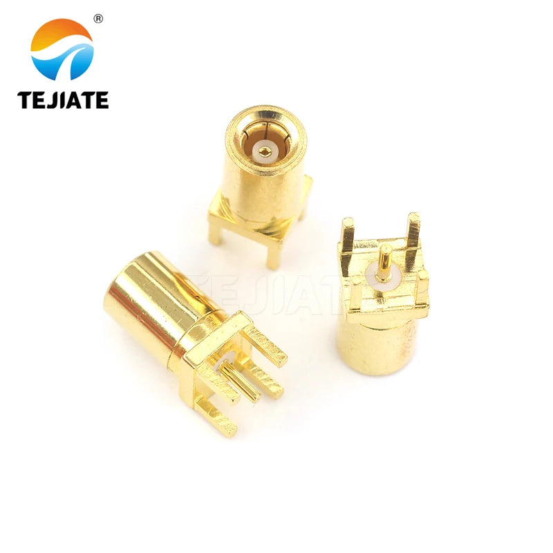1PCS SMB-KWE/JWE/JE/KE Right Angle 90 degree Female Head RF Connector 50ohm Antenna Seat