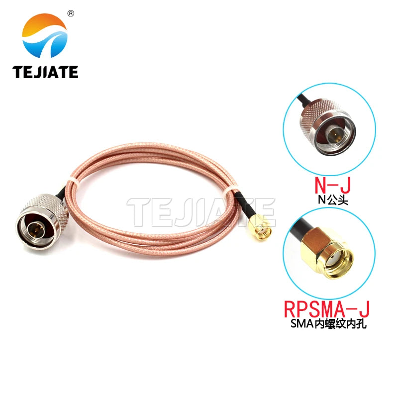 1PCS N to SMA RF connection jumper SMA/N-JKW N male female to SMA male female screw inner hole RG316 adapter cable