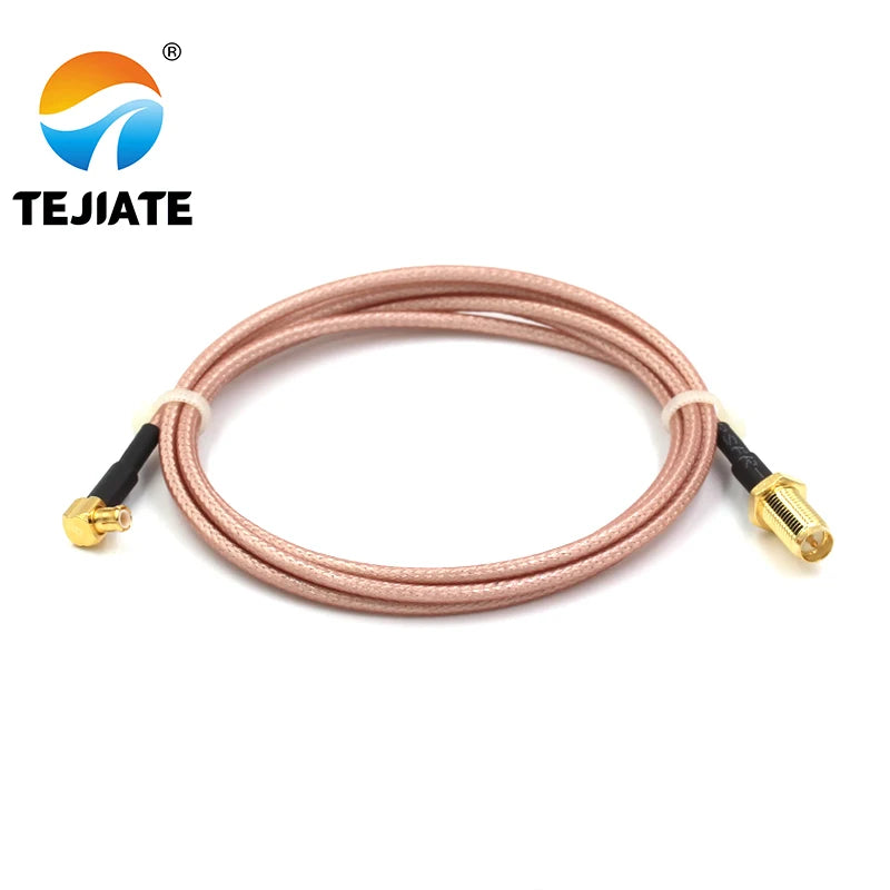 1PCS TEJIATE Adapter Cable MCX To RPSMA Type MCX-JW Convert RPSMA-KY 8-90CM 1M 1.5M 2M Length Connector RG316 Wire