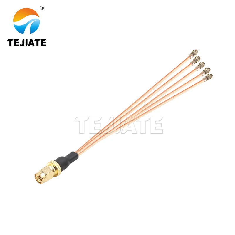 1pcs 0.1m SMA Female To 4pcs 5pcs uFL/u.FL/RF Antena UFL Seat RG178 Pigtail Cable