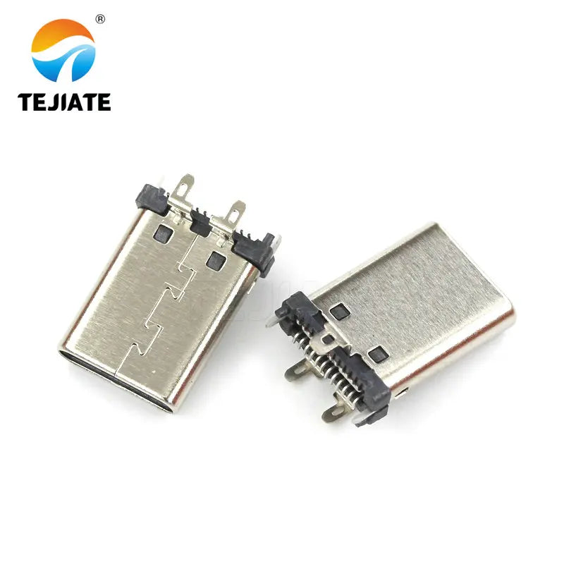 5PCS type-c female socket direct insertion SMT socket USB-3.1 6P16P 4-pin high-definition transmission interface fast charging