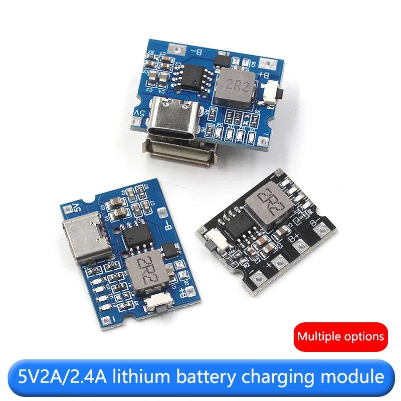 5V2A/2.4A charge and discharge lithium battery charging module power supply type-c input and output output normally open
