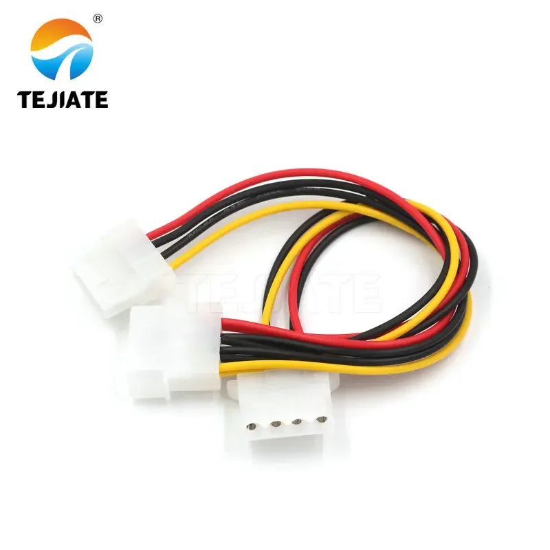 1PCS SATA-IDE Power Wire 1-to-2 Type 4P-4/6P Mainboard SSD Graphics card Connecting Line