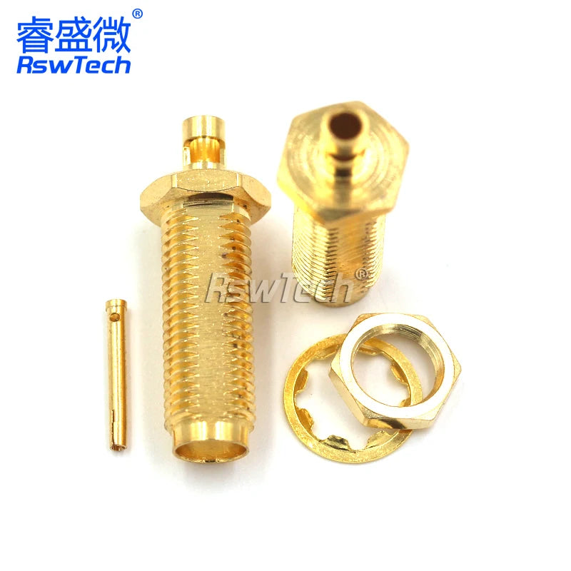 1PCS SMA-KY-J Connector PRSMA-KY Adapter Opening Type Outer Screw Inner Pin/Hole Match For RG178