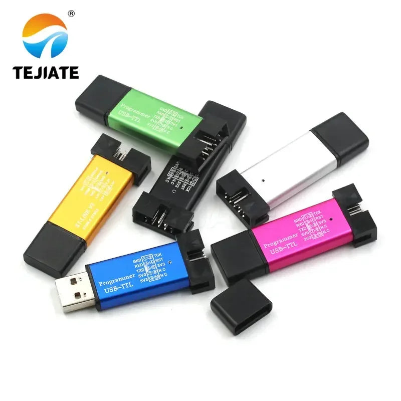 1PCS TEJIATE STC Singlechip 51 Program Auto DownloadWire USB to TTL Cold Start Active Burning Board