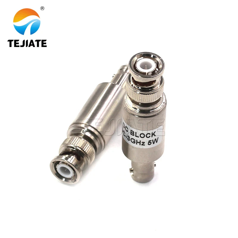 2W/5W DC Blocker BNC Male to Female 50 Ohm DC-3.0GHz RF Coaxial Blocker SWR 1.2 DC Blocker Connector