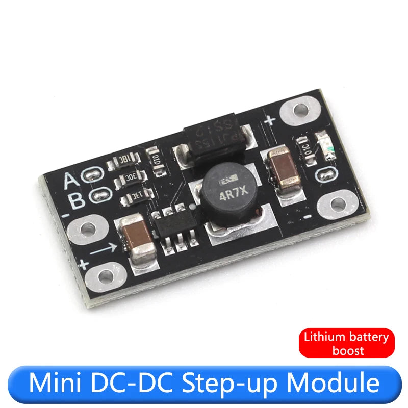 Mini DC-DC boost module 3.7V to 12V supports 5V/8V/9V/12V output Lithium battery boost