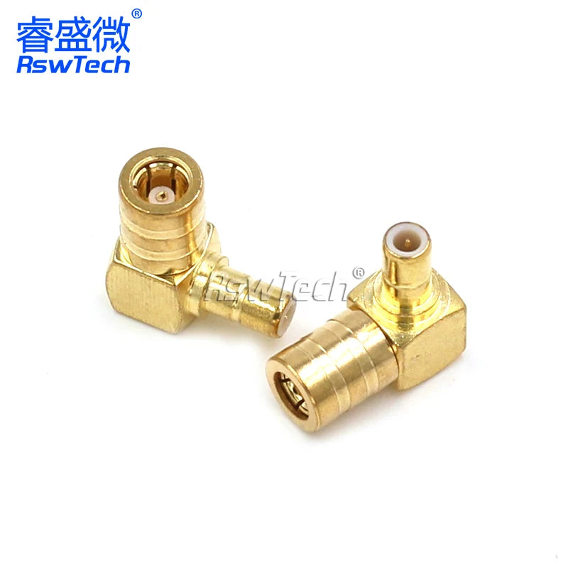 2PCS SMB RF Adapter Antenna Pedestal SMA to SMB-JJ/KK L-type BNC/SMA Male To SMB Male Header SMB Double Way Connector