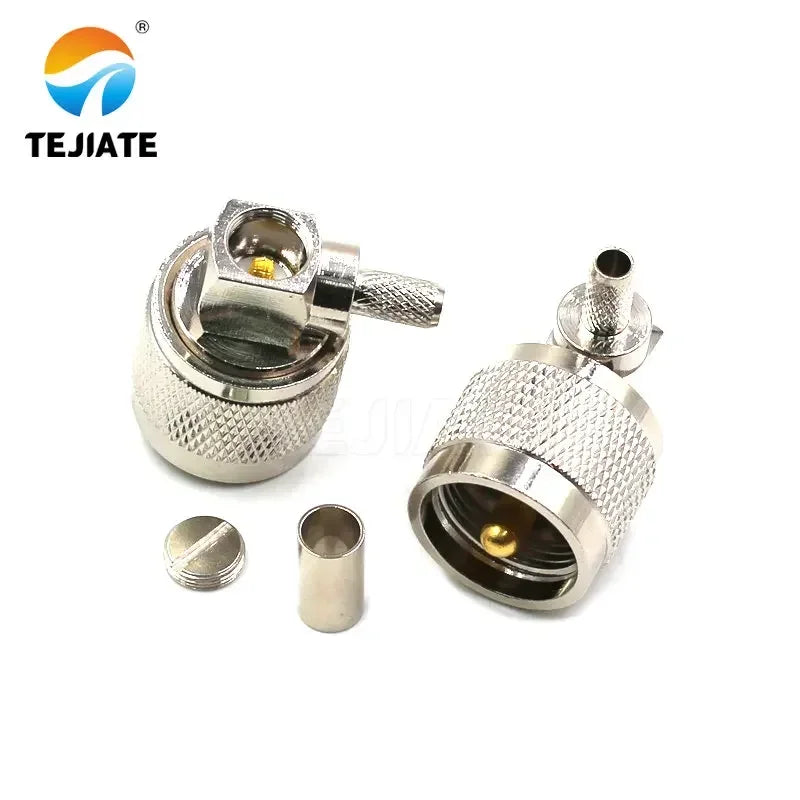 1PCS High Frequency Connector UHF-J/JW/KF 4 Hole Flange Feeder Adapter Electronic Components