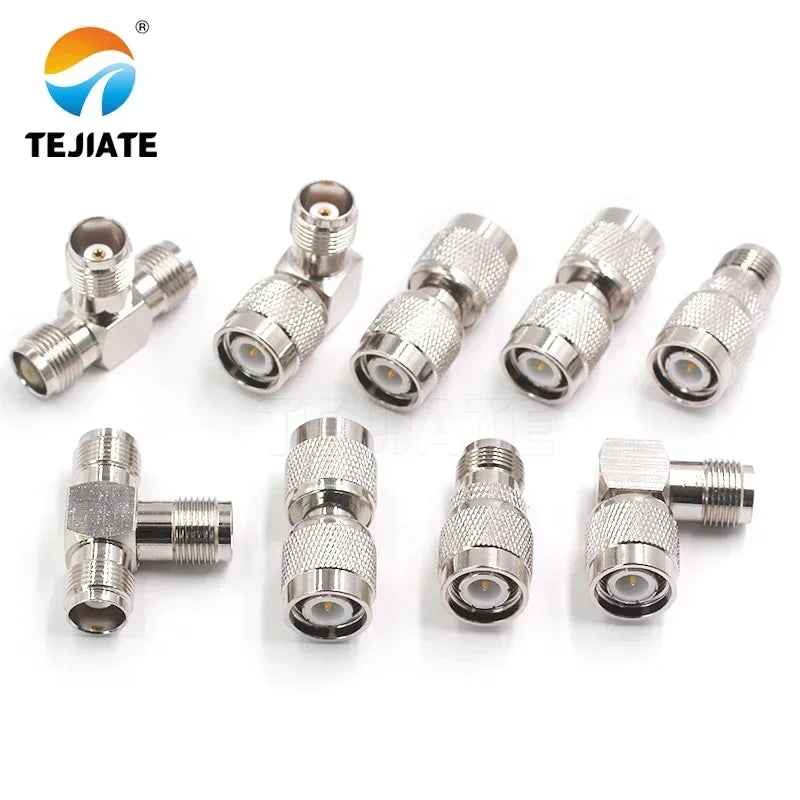 1PCS TNC/TNC-JJ/JK/JKW/KK Radio Frequency Connector Male And Female Triple Dule RF Coaxial Adapter