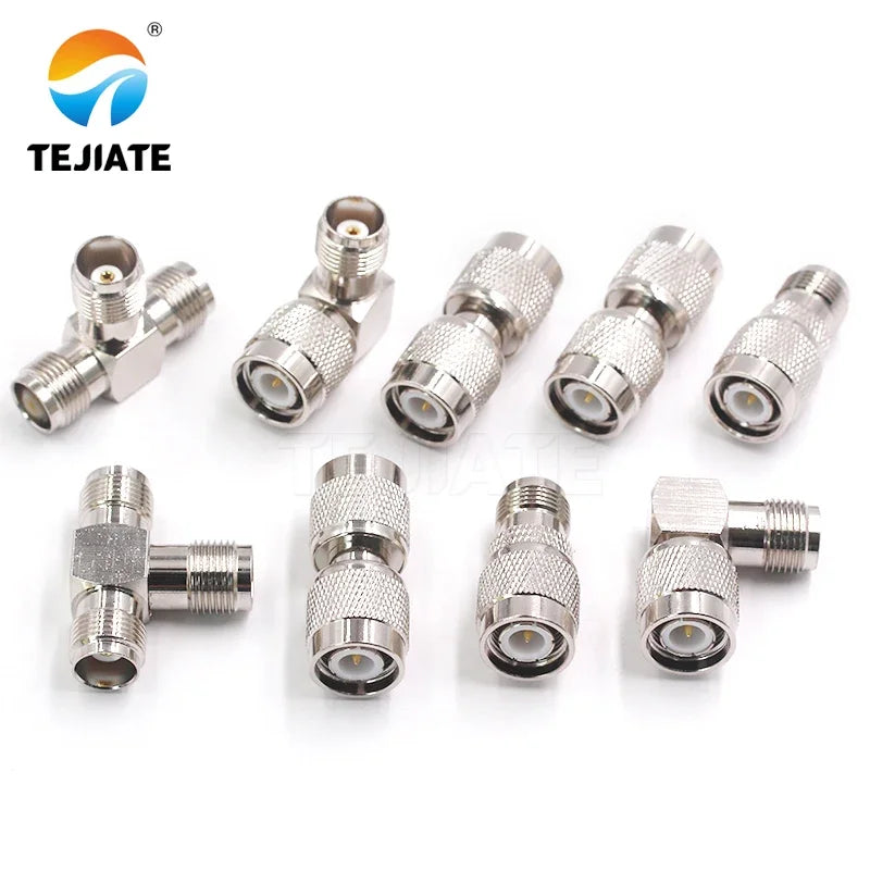 1PCS TNC/TNC-JJ/JK/JKW/KK Radio Frequency Connector Male And Female Triple Dule RF Coaxial Adapter