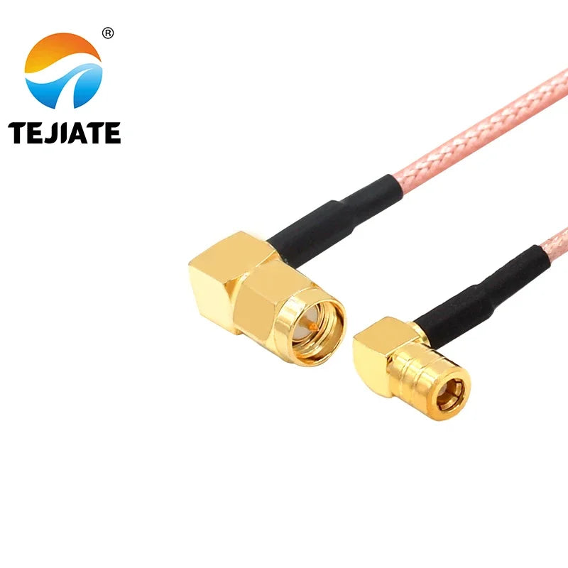 1PCS TEJIATE Adapter Cable SMB To SMA Type SMB-KW Convert SMA-JW 8-90CM 1M 1.5M 2M Length Connector RG316 Wire