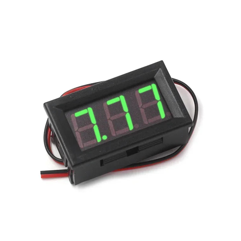 Two-wire voltmeter DC4.5V-120V DC digital display digital voltmeter head indication display digital tube