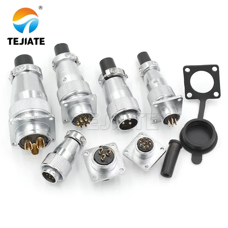 Aviation plug socket WS16 20 28-2/3/4/5/7/9 core connector industrial connector reverse installation