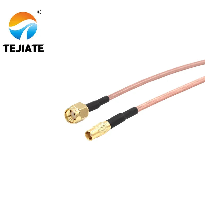 1PCS TEJIATE Adapter Cable MCX To SMA MCX-K Convert RPSMA-J 8-90CM 1M 1.5M 2M Length Connector RG316 Wire