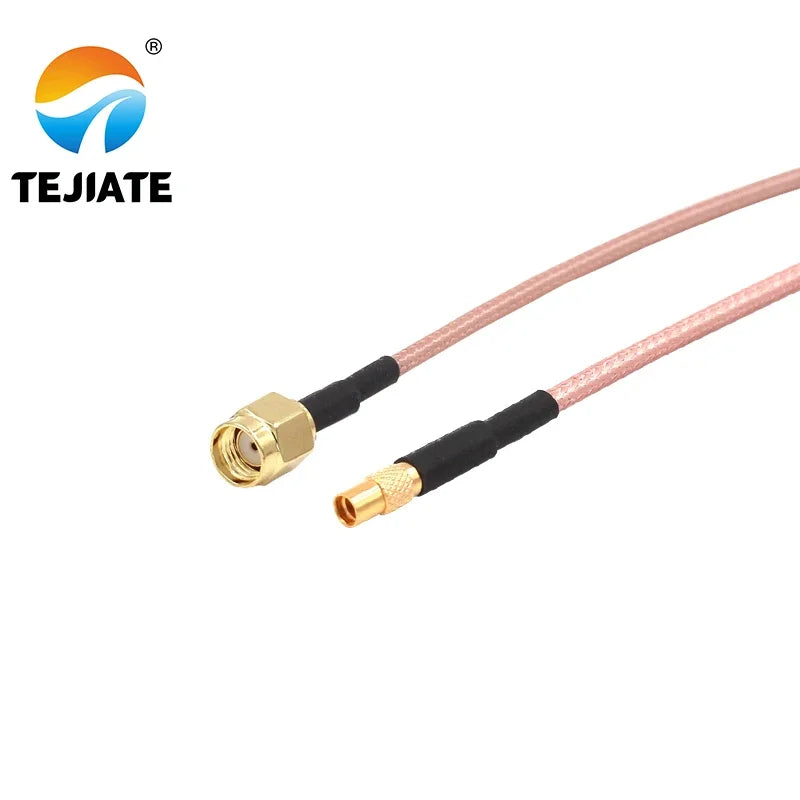 1PCS TEJIATE Adapter Cable MMCX To SMA MMCX-K Convert RPSMA-J 8-90CM 1M 1.5M 2M Length Connector RG316 Wire
