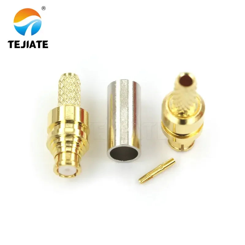 1PCS SMP Male and Female 1.5 Coaxial Connecor Straight and Angle RF Gold-Plated Adapter