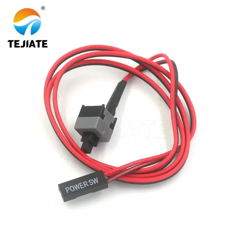10PCS Power Reset-key Wire Boot-button Computer ON/OFF Connecting Line Reset-wire
