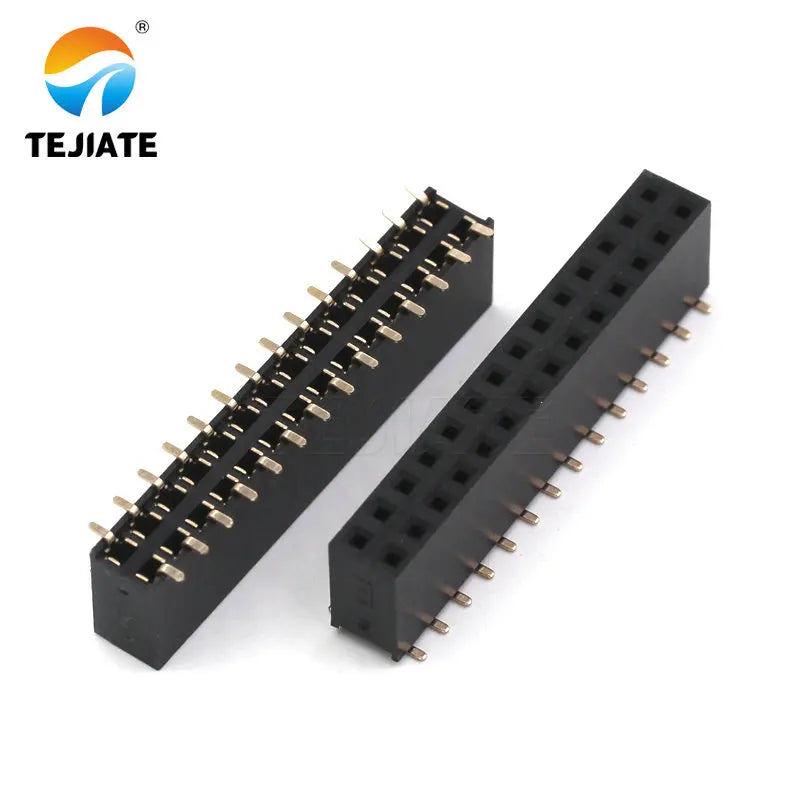 10PCS SMT double row female spacing 2.54MM 2 * 2/3/4/5/6/7/8/9/10/12/14/15/20-40P female seat