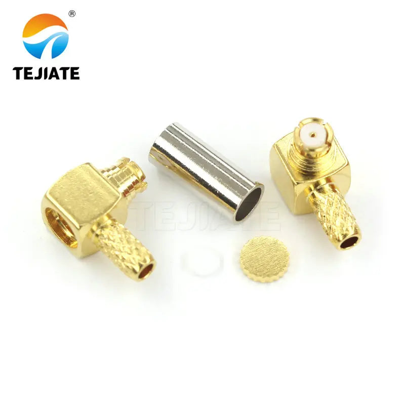 1PCS SMP Male and Female 1.5 Coaxial Connecor Straight and Angle RF Gold-Plated Adapter