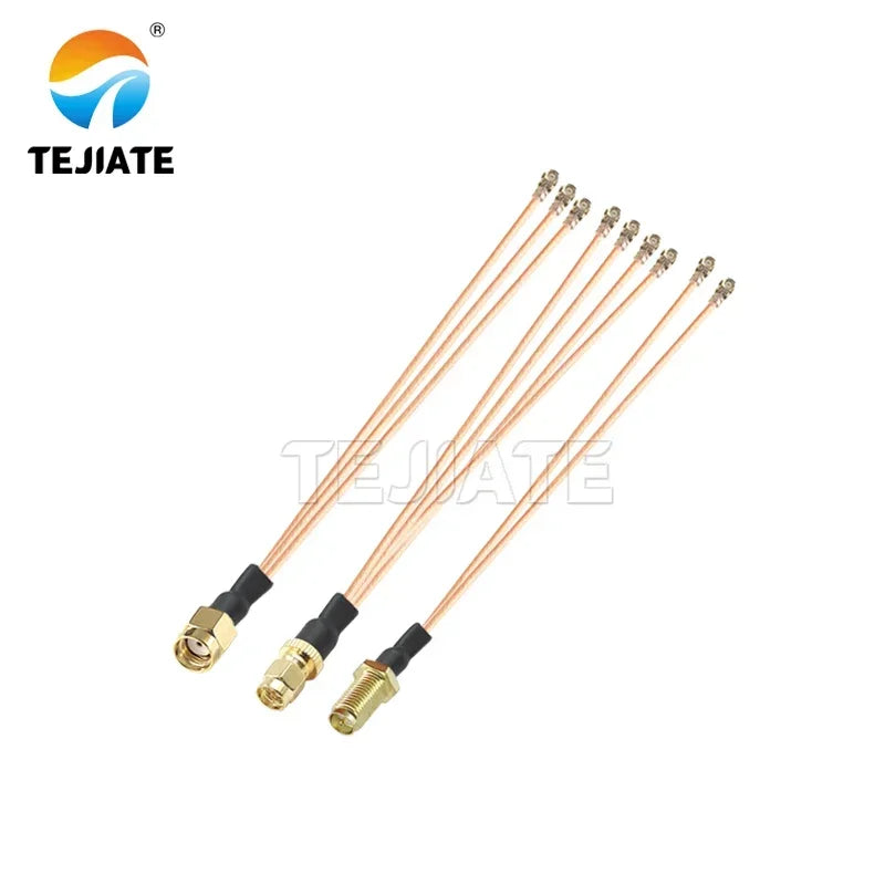 0.1m 1 to 2 RG178 Cable SMA Pigtail RF Antena UFL Seat SMA Female male To 3pcs WIFI Antenna Extension Jumper