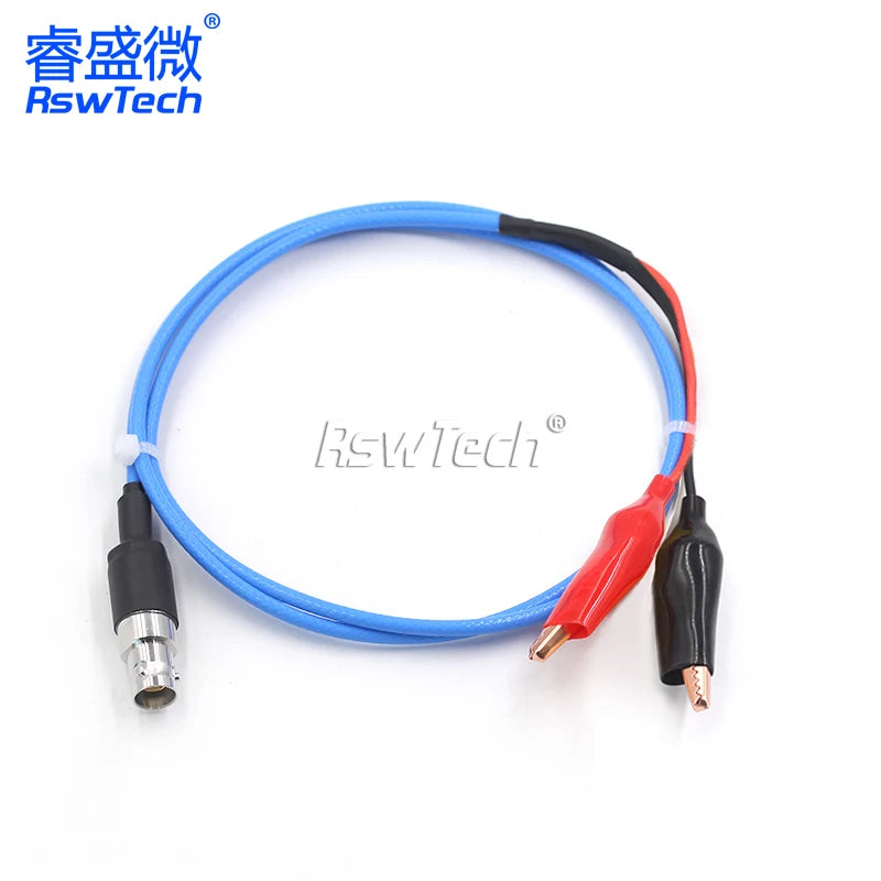 1PCS Three Coaxial BNC Male Three Card Male TRB Male Three Card Female to 2 Crocodile 1M TRRG316 oscilloscope connection line