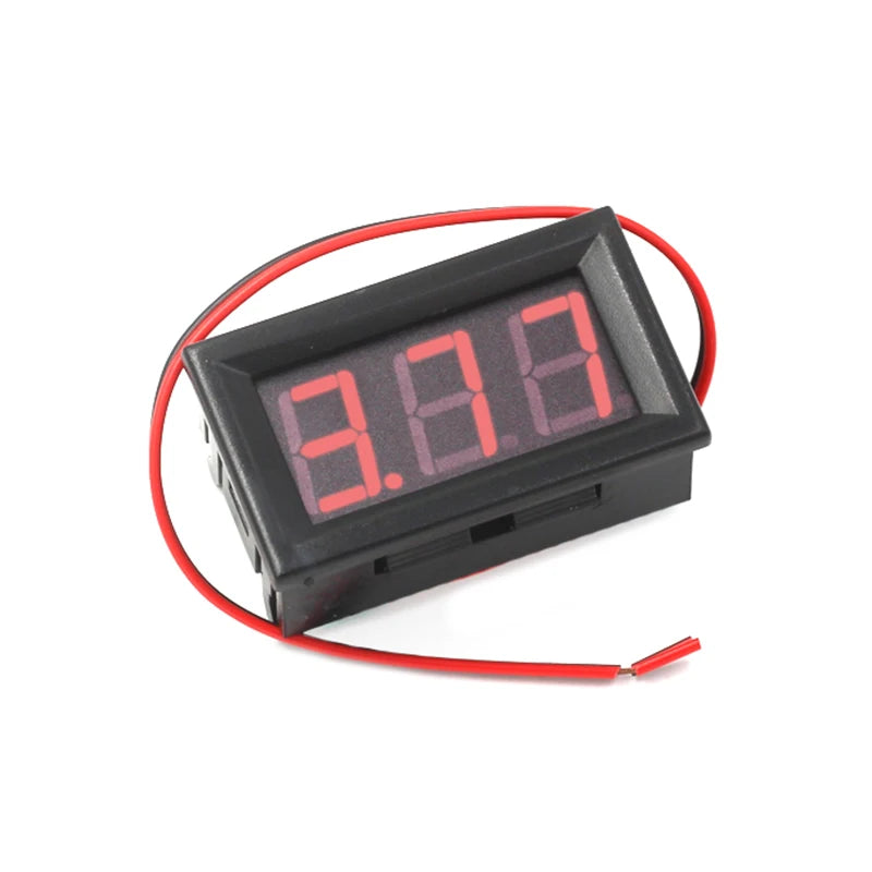 LED 2-wire AC voltmeter digital display 2-wire digital voltmeter head AC220V mains 70V~500V