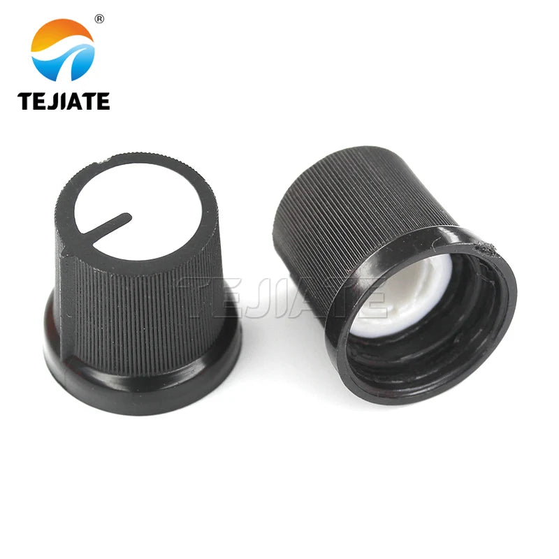 10PCS AG3 type plastic knob single and double potentiometer WH148 plum blossom handle hat potentiometer 15X17mm