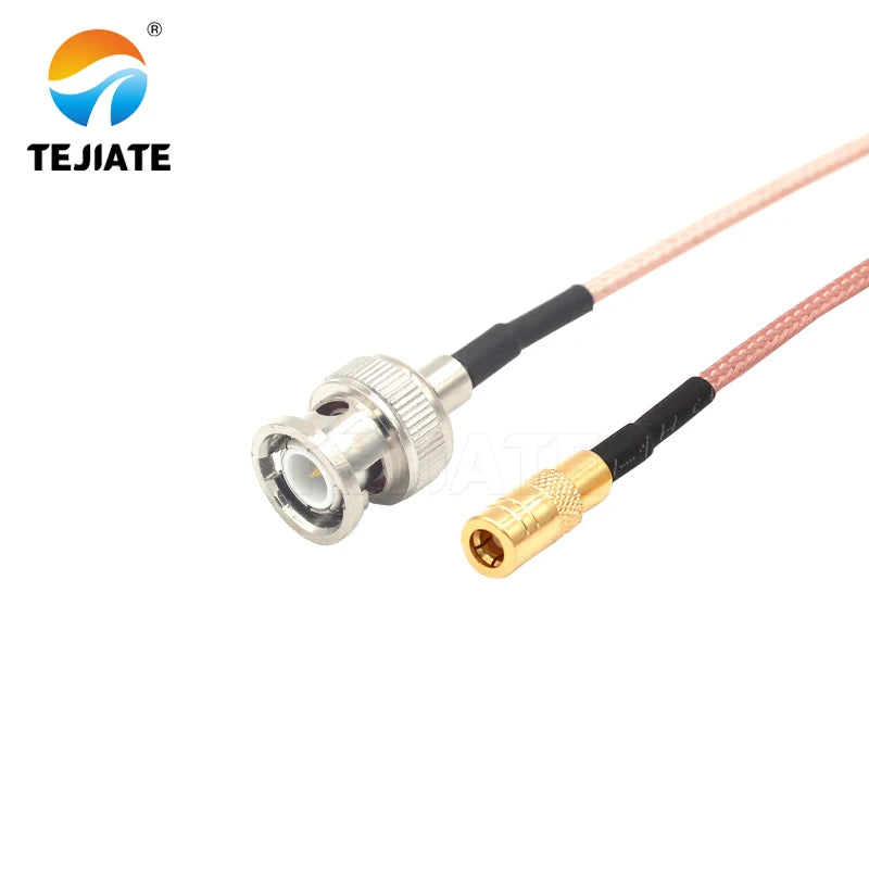 1PCS TEJIATE Adapter Cable SMB To BNC Type SMBK Convert BNCJ 8-90CM 1M 1.5M 2M Length Connector RG316 Wire