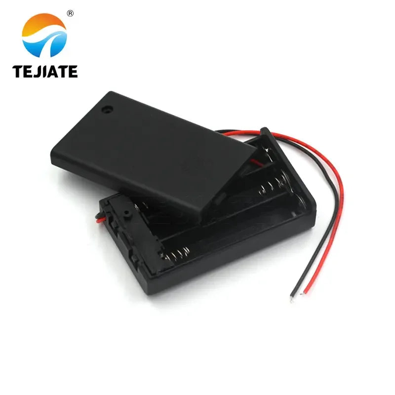 Battery box No.7 with switch and cover, battery holder 1, 2, 3/4/8 battery boxes