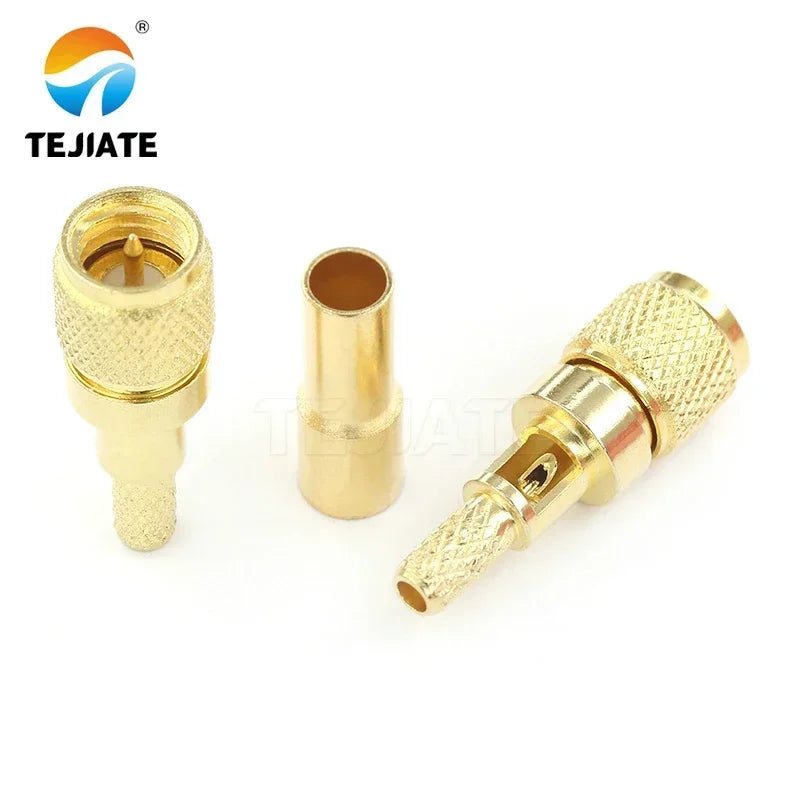 1PCS L5/M5-J/JW/KY/KK Dual Female And Male Conenctor Crimp Coaxila Cable Adapter