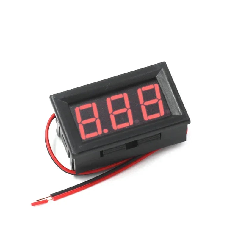 Two-wire voltmeter DC4.5V-120V DC digital display digital voltmeter head indication display digital tube