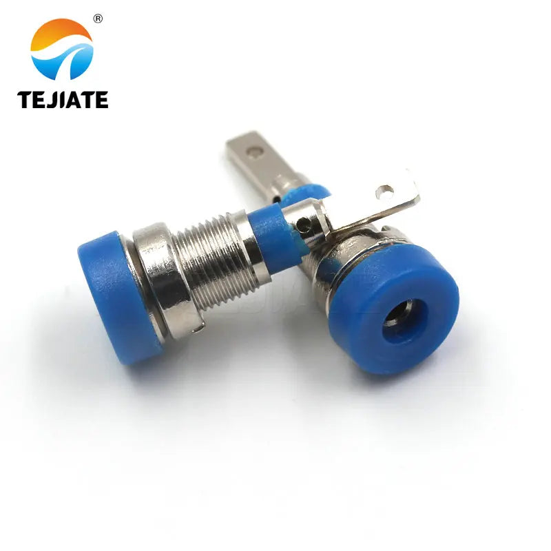 1PCS 4mm 2mm Banana Socket 4MM 2MM Panel Socket Pure Copper Insulated Wiring Terminal Banana Female Head Hole