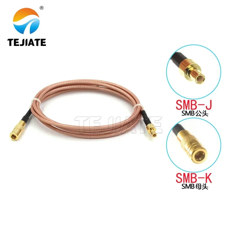 1PCS SMB To SMB SMB-JJ SMB-JK Extension Line SMB Male Female RF RF Extension Line RG316 Adapter Line Impedance 50 Ohms