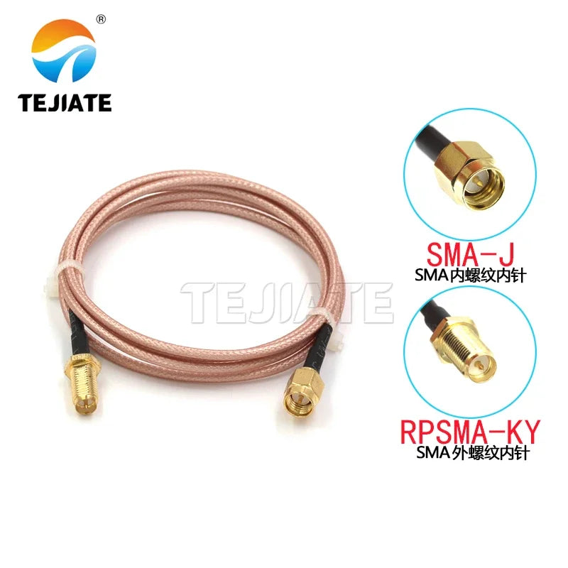 1PCS RG316 RF antenna SMA male to SMA female extension cable SMA-JK adapter cable with nut fixing