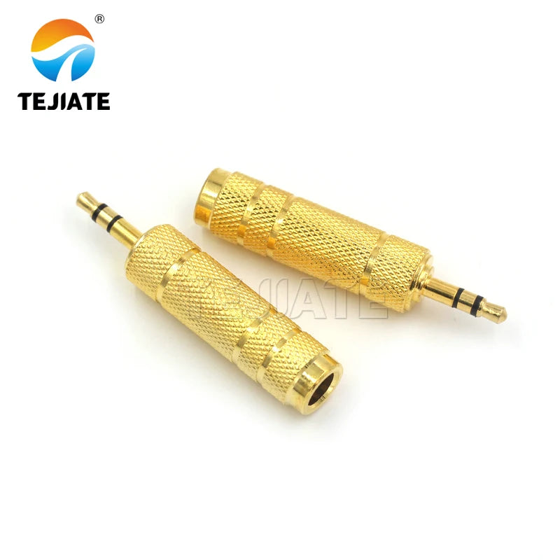 3.5 2.5/6.35mm plum blossom male connector mono dual channel stereo microphone plug welding line audio head